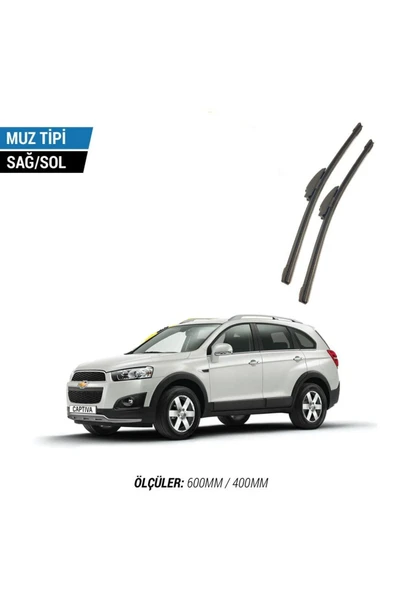 Velonova CHEVROLET CAPTİVA 2006-2013 2'li Ön Cam Sileceği Sağ Sol Silecek Takımı Muz Silecek ürün görseli 1