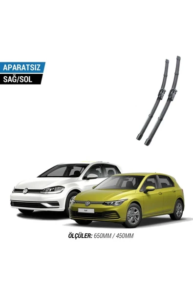 Velonova VOLKSWAGEN GOLF 7 2013-2020 2'li Ön Cam Sileceği Sağ Sol Silecek Takımı Muz Silecek ürün görseli 1