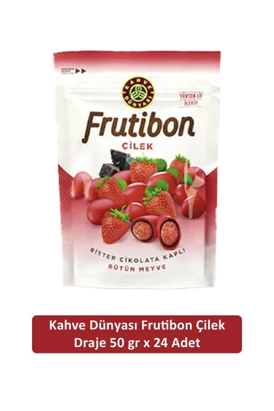 Kahve Dünyası Çilek Frutibon 50 GR x 24 Adet ürün görseli 1