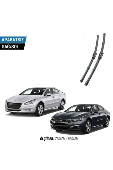 Velonova PEUGEOT 5008 2017-2021 2'li Ön Cam Sileceği Sağ Sol Silecek Takımı Muz Silecek ürün görseli 1