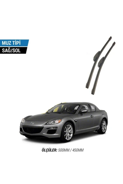 Velonova MAZDA RX8 2006-2011 2'li Ön Cam Sileceği Sağ Sol Silecek Takımı Muz Silecek ürün görseli 1