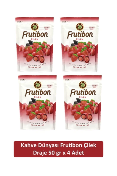 Kahve Dünyası Çilek Frutibon 50 GR x 4 Adet ürün görseli 1