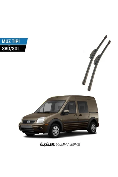 Velonova FORD CONNECT 2002-2013 2'li Ön Cam Sileceği Sağ Sol Silecek Takımı Muz Silecek ürün görseli 1