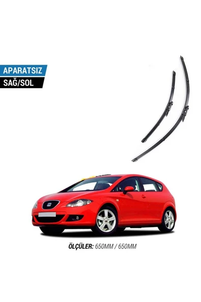 Velonova SEAT LEON 2006-2012 2'li Ön Cam Sileceği Sağ Sol Silecek Takımı Muz Silecek ürün görseli 1