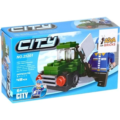 Asya Ant Bricks City 49 Parça Lego City Blok Seti 0131-25201 ürün görseli 1