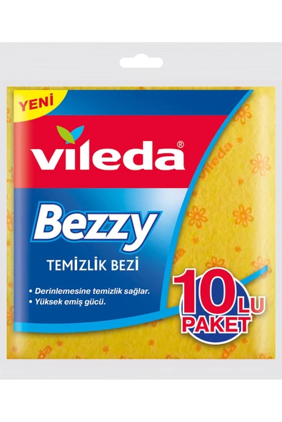 Vileda Bezzy Temizlik Bezi 10 Lu ürün görseli 1