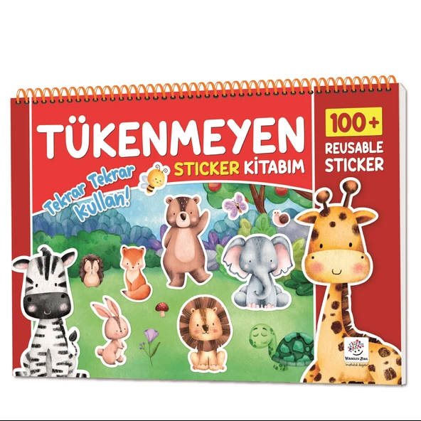 Tükenmeyen Sticker Kitabım (100+ Tekrar Tekrar Kullanılabilen Sticker) ürün görseli 1