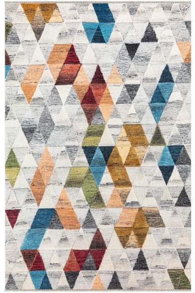 EFES 2301 İskandinav Yumuşak Doku Leke Tutmayan Modern Halı Kilim ürün görseli 1