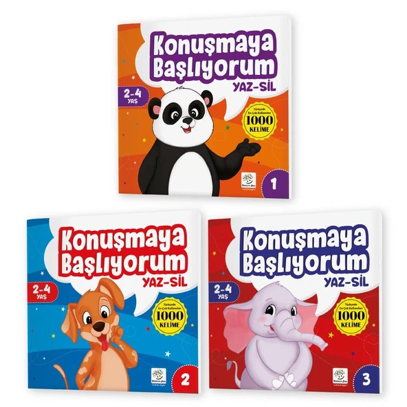 Konuşmaya Başlıyorum Serisi YAZ-SİL ürün görseli 1