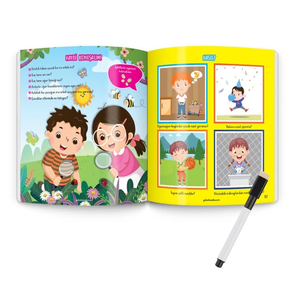 Konuşmaya Başlıyorum Serisi YAZ-SİL - Resim 4