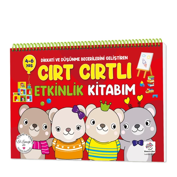 Cırt Cırtlı Etkinlik Kitabım 4-6 yaş ürün görseli 1