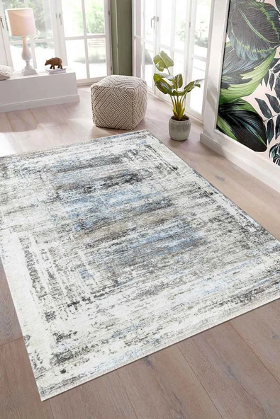 VALENCIA 1506 Renkli Kaymaz Taban Yıkanabilir Modern Halı Kilim ürün görseli 1