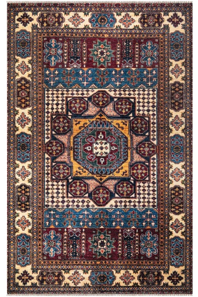 EFES 2304 Geleneksel Motif Yumuşak Doku Leke Tutmayan Modern Halı Kilim ürün görseli 1