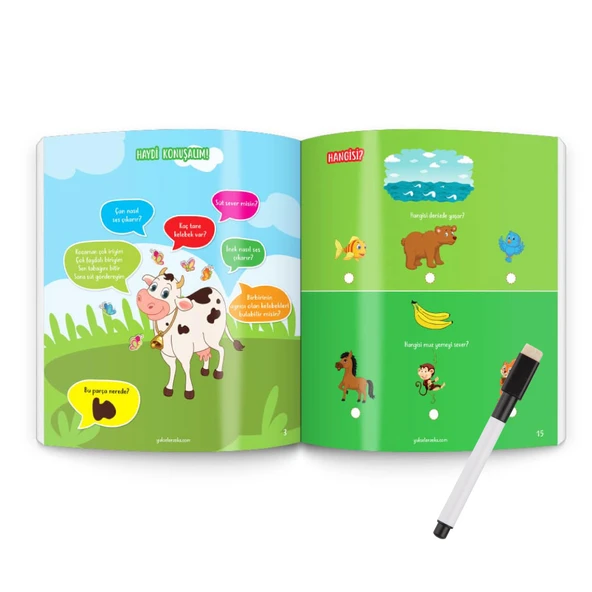 Konuşturan Kitap Serisi YAZ-SİL - Resim 3