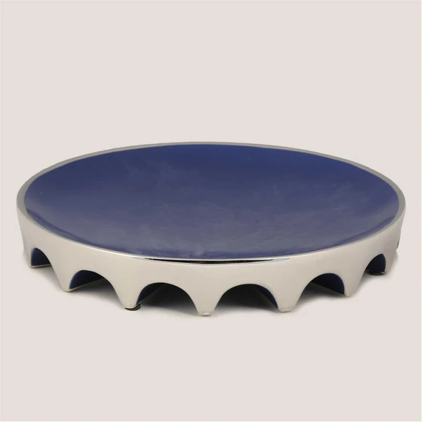 Vitale Seramik Lacivert Kolezyum Tabak 29*29*5 cm ürün görseli 1