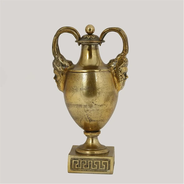 Vitale Metal Gold Kapaklı Vazo 14*20*38 cm ürün görseli 1