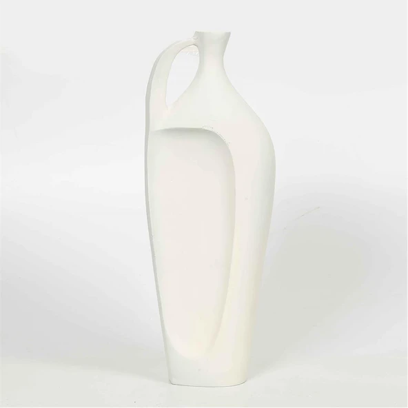 Vitale Beyaz Vazo 11*18*50 cm ürün görseli 1