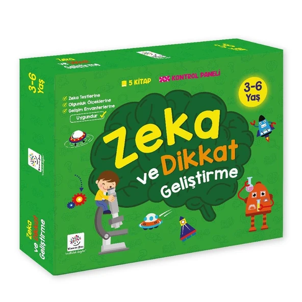 3-6 Yaş Zeka ve Dikkat Geliştirme Seti ürün görseli 1