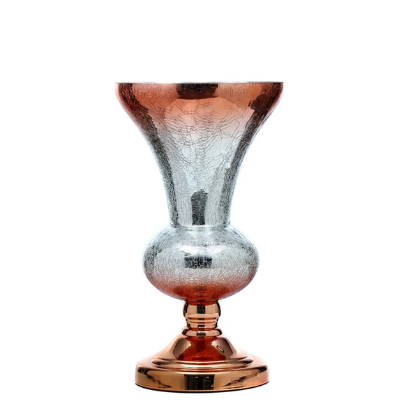 Vitale Bronz Silver Vazo 22*20*42 cm ürün görseli 1