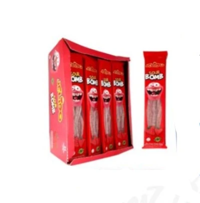 Jelido Sour Bomb Çilek Aromalı Yumuşak Şeker 30 gr 24 Adet ürün görseli 1