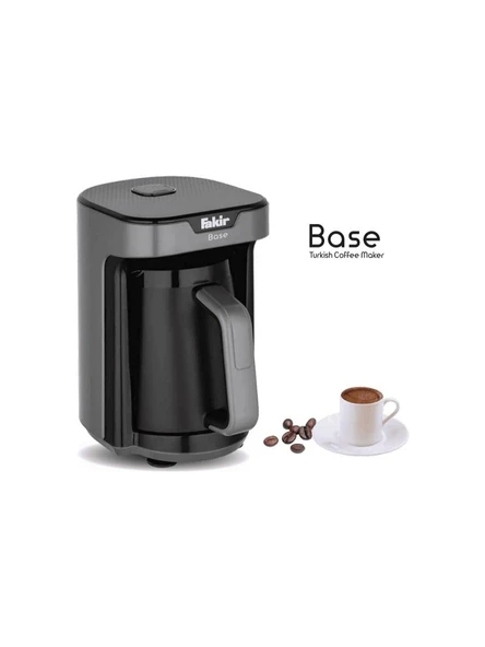 Fakir Base Türk Kahve Makinesi Işıklı Ve Sesli Uyarı  Gri 535W ürün görseli 1