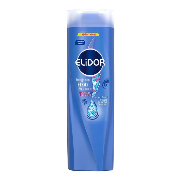 ELİDOR KEPEĞE KARŞI ETKİLİ 2'Sİ 1 ARADA ŞAMPUAN 400 ML ürün görseli 1