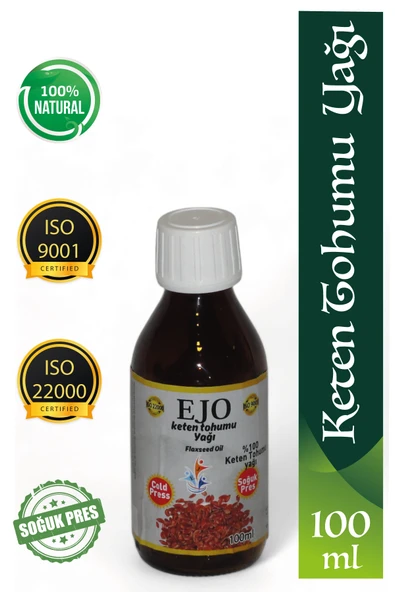 EJO SOĞUK SIKIM KETEN TOHUMU YAĞI / %100 SAF VE DOĞAL KETEN TOHUMU YAĞI ürün görseli 1