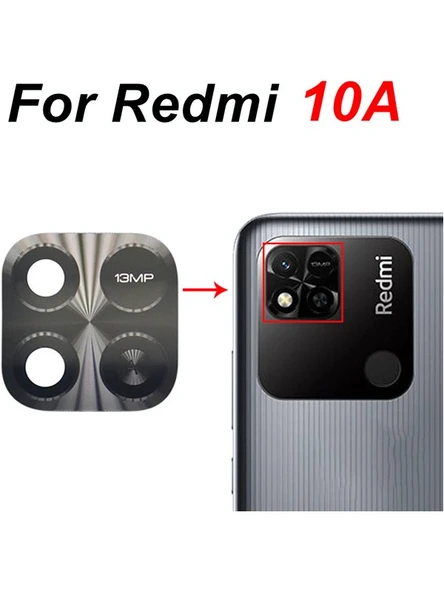 Xiaomi Redmi 10A Arka Kamera Camı Lens Yapışkanlı ürün görseli 1