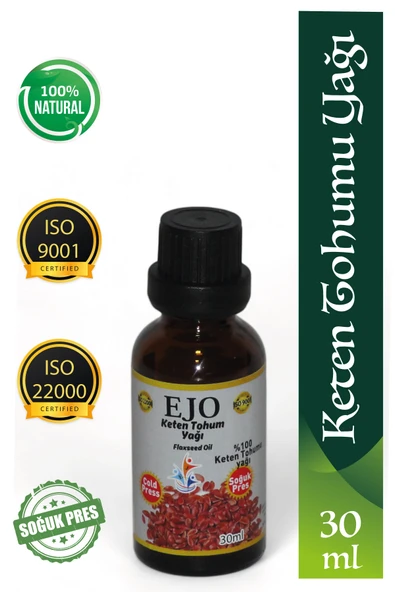 EJO SOĞUK SIKIM KETEN TOHUMU YAĞI / %100 SAF VE DOĞAL KETEN TOHUMU YAĞI ürün görseli 1