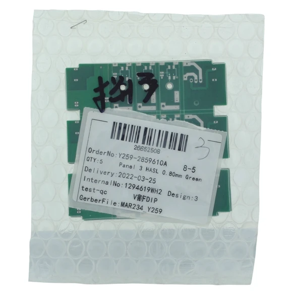 Panel 3 HASL 0.80mm Yeşil 8-5 Internal No:1294619WH2 Desing:3 ürün görseli 1