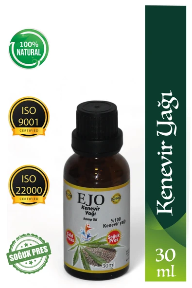 EJO SOĞUK SIKIM KENEVİR YAĞI / %100 SAF VE DOĞAL KENEVİR YAĞI ürün görseli 1