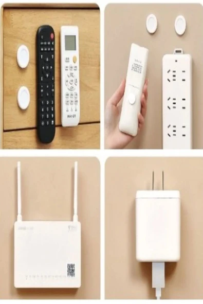 2 Adet Mıknatıslı Çok Amaçlı Kumanda Modem Ve Telefon Tutucu ürün görseli 1