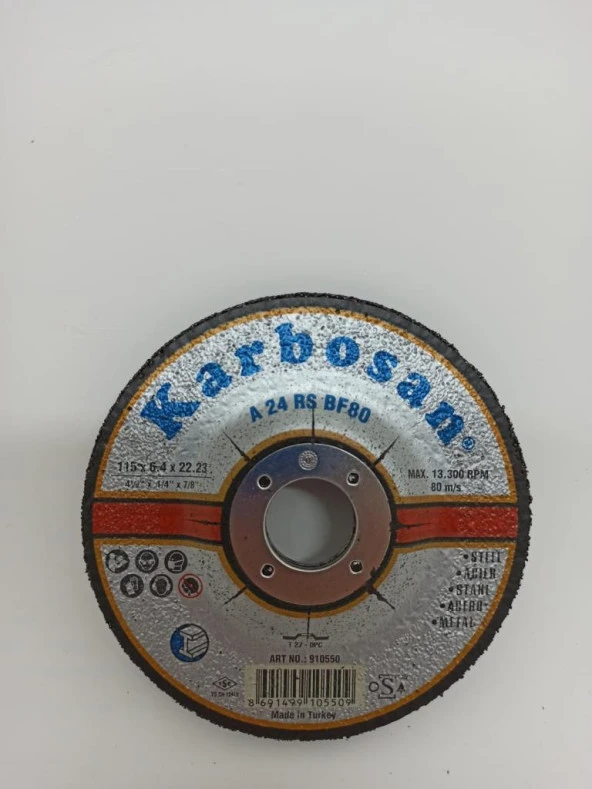 Karbosan Nk Çapak Alma 180X8.4X22 910580 ürün görseli 1