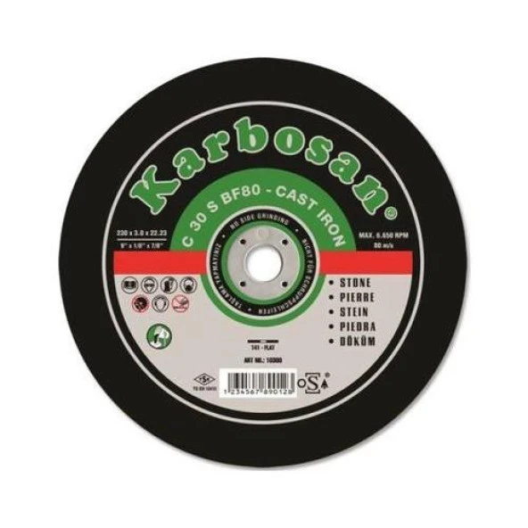 Karbosan Sc Mermer Kesici 230X3.0X22 910300 ürün görseli 1