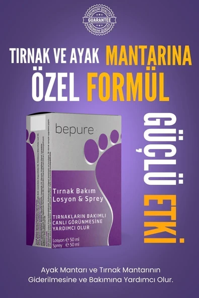 Ayak Ve Tırnak Mantarı, Kaşıntı Ve Koku Için Losyon & Sprey Seti 100 ml (50ML LOSYON 50ML SPREY) ürün görseli 1