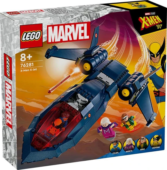Lego Marvel X-Men X-Jet 76281 ürün görseli 1