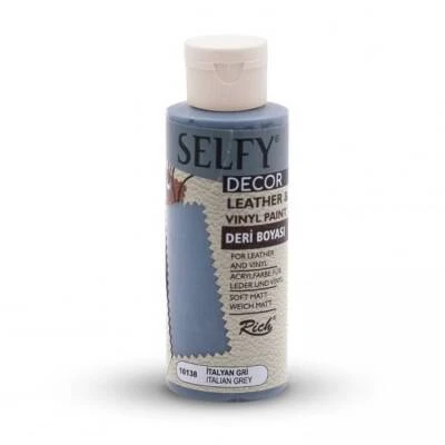 Rich Selfy Decor Deri Boyasi 120 cc 10138 Italyan Gri ürün görseli 1