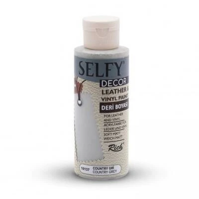 Rich Selfy Decor Deri Boyasi 120 cc 10137 Country Gri ürün görseli 1