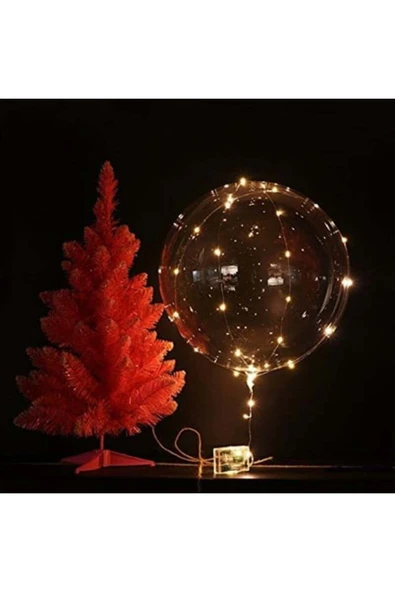 3 M LED GÜN IŞIĞI RENKLİ LED ŞEFFAF BALON ÇUBUKLU SET ürün görseli 1