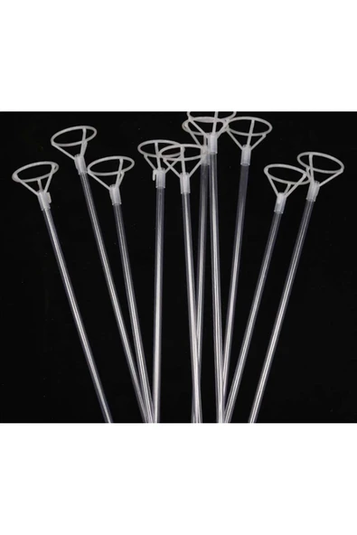 3 M LED ŞEFFAF BALON ÇUBUKLU FULL SET IŞIKLI BALON - Resim 3