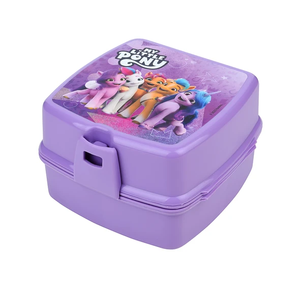My Little Pony Lisanslı Iki Katlı Beslenme Kutusu ürün görseli 1