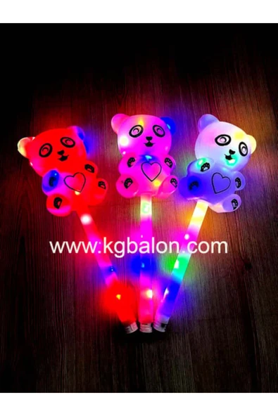 LED IŞIKLI PANDA PİLLİ OYUNCAK ürün görseli 1