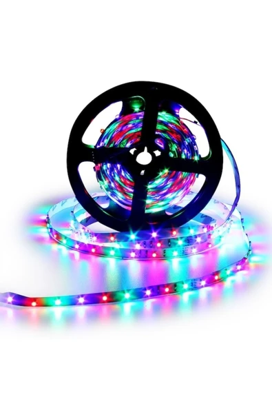 5 Metre Rgb Tek Çip Dış Mekan Şerit Led ürün görseli 1
