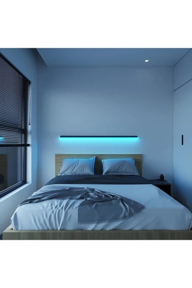 Uzaktan Kumandalı 16 Renkli Led Abajur Aplik Gece Lambası Rgb Lambader Yuksek Işık Sistemi ürün görseli 1