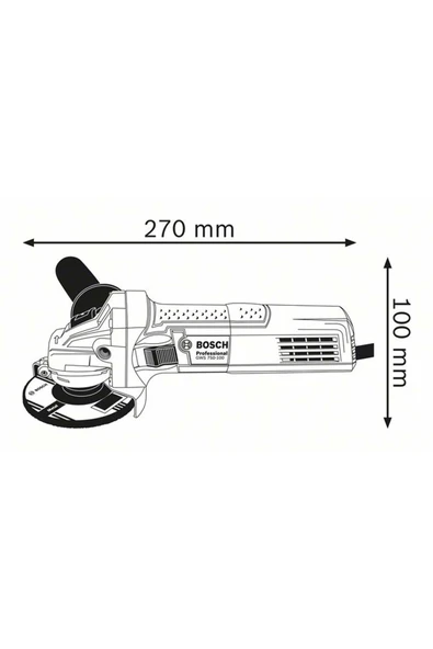 Bosch Professional GWS 750 Taşlama - Resim 2