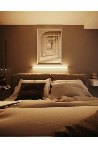Uzaktan Led Abajur Aplik Gece Lambası Rgb Lambader ürün görseli 1