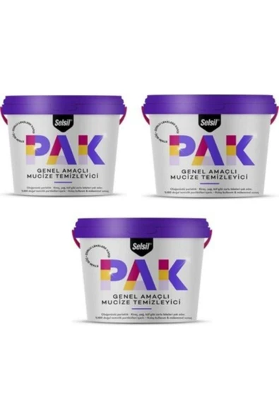 3*500gr Pak Mucize Temizleyicisi Genel Amaçlı ( Kutulu) ürün görseli 1