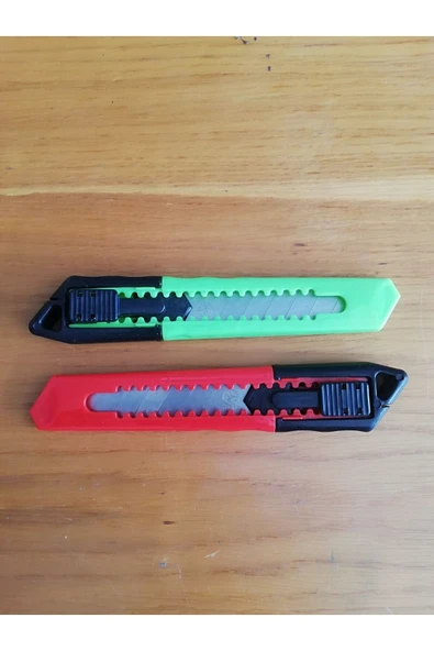 2li Plastik Geniş Uçlu Maket Bıçağı ürün görseli 1