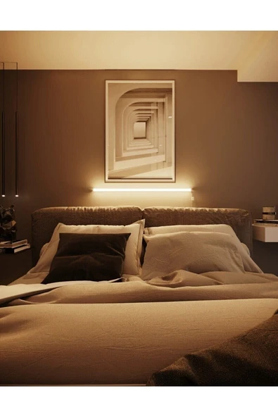 Uzaktan Led Abajur Aplik Gece Lambası Rgb 256 Renk Lambader Yuksek Işık Sistemi / 120cm ürün görseli 1