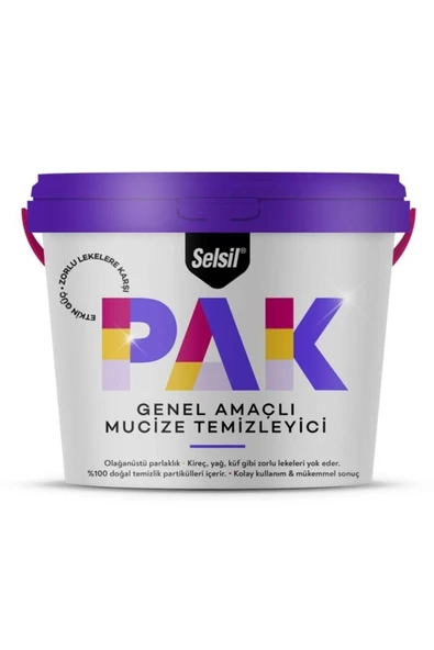 Pak Genel Amaçlı Mucize Temizleyici 500 gr 2 Adet ürün görseli 1